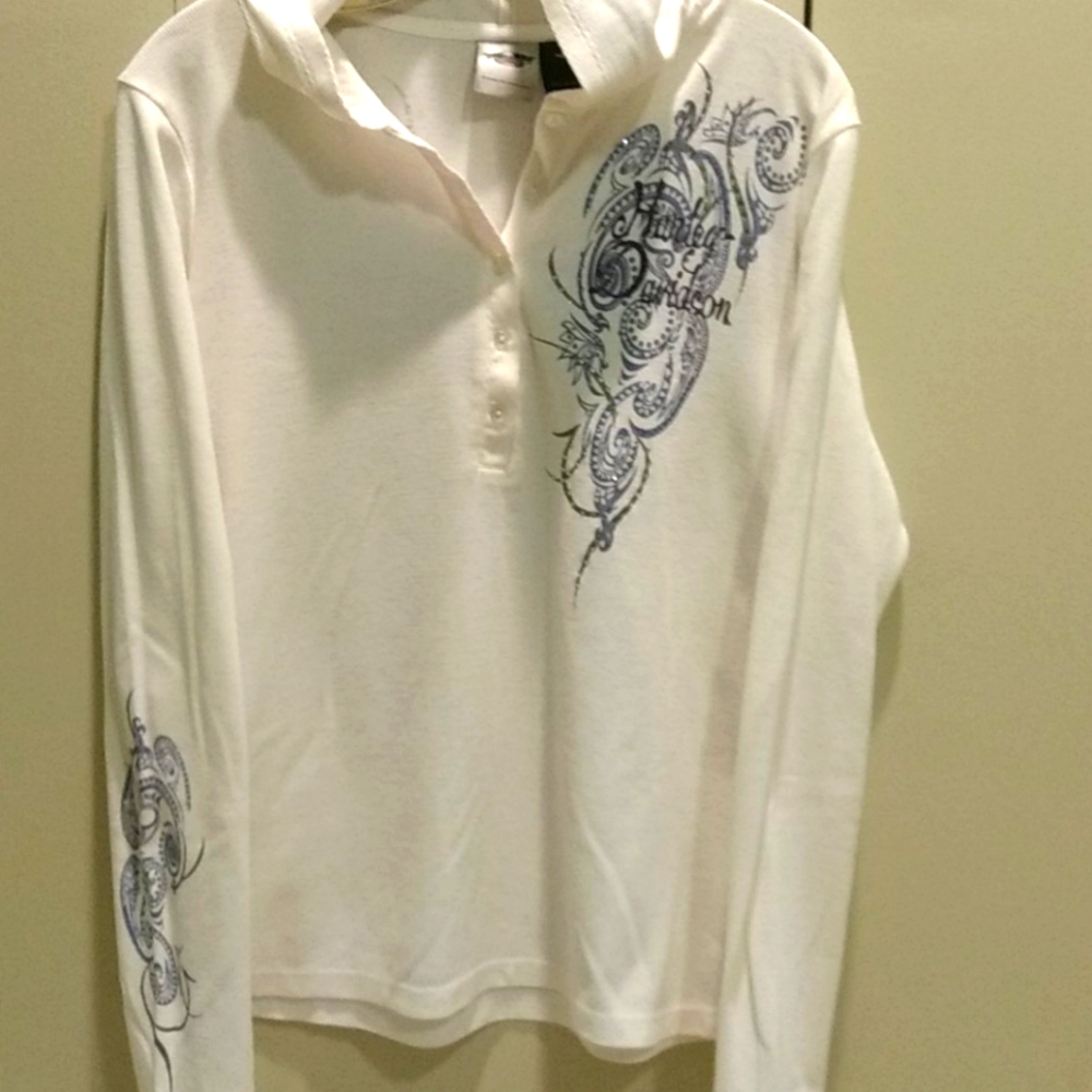 Harley Davidson long sleeve hoodie